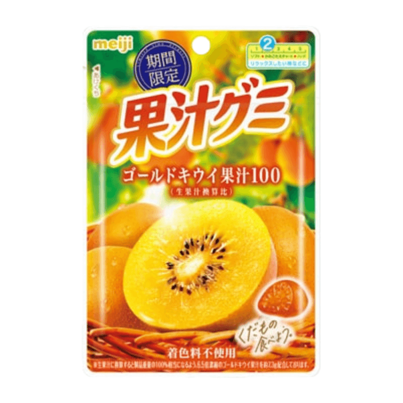 明治果汁黄金奇异果味橡皮糖 47克