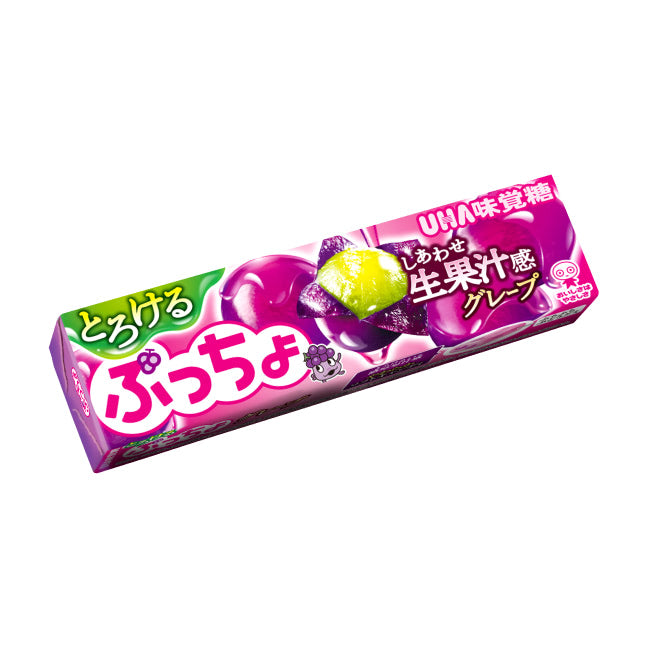 UHA Mikakuto Puchao Gummy Grape 50g