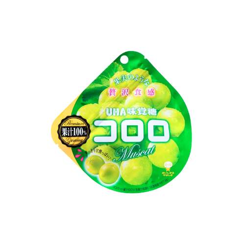 UHA Kororo Muscat Gummy 100% Juice 40g