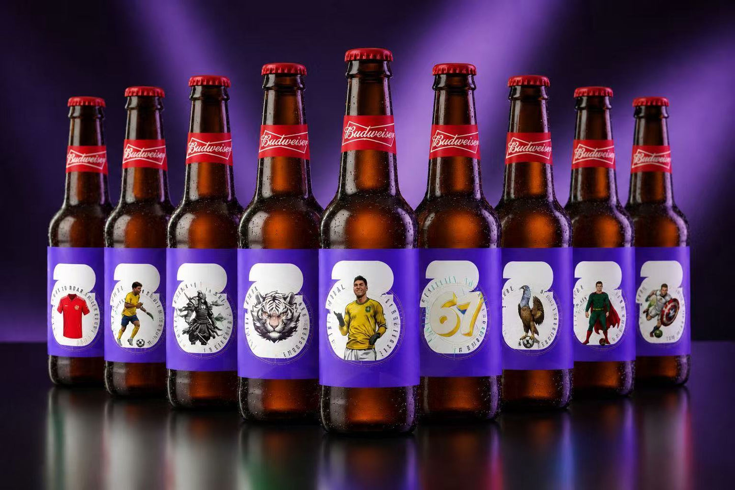 2026 World Cup Limited Edition Bottle Label Kit | DIY Party Stickers for Soccer Fans & Beer Lovers