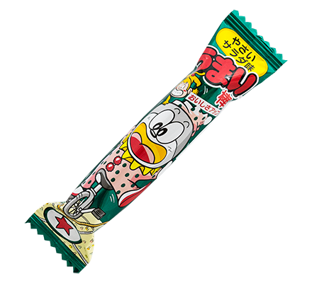 YAOKIN UMAIBO Japanese Corn Puffed Snack - Yasai (Vegetable) Salad Flavoured