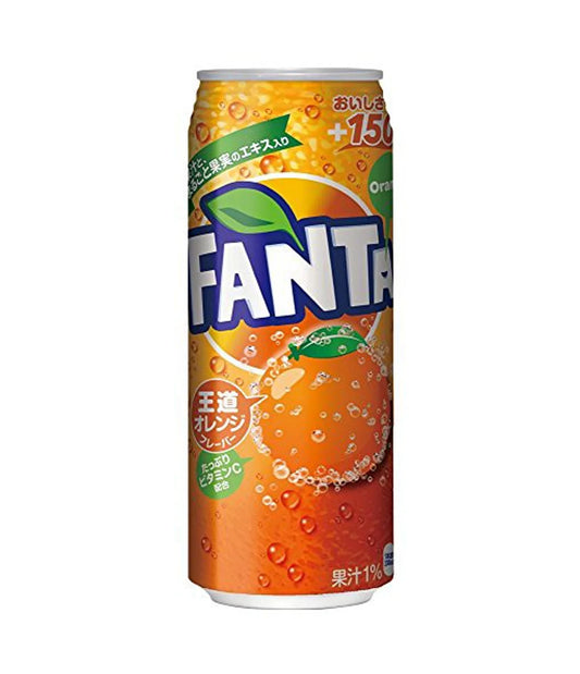 COCA COLA JAPAN Fanta Orange Soda (500ml)
