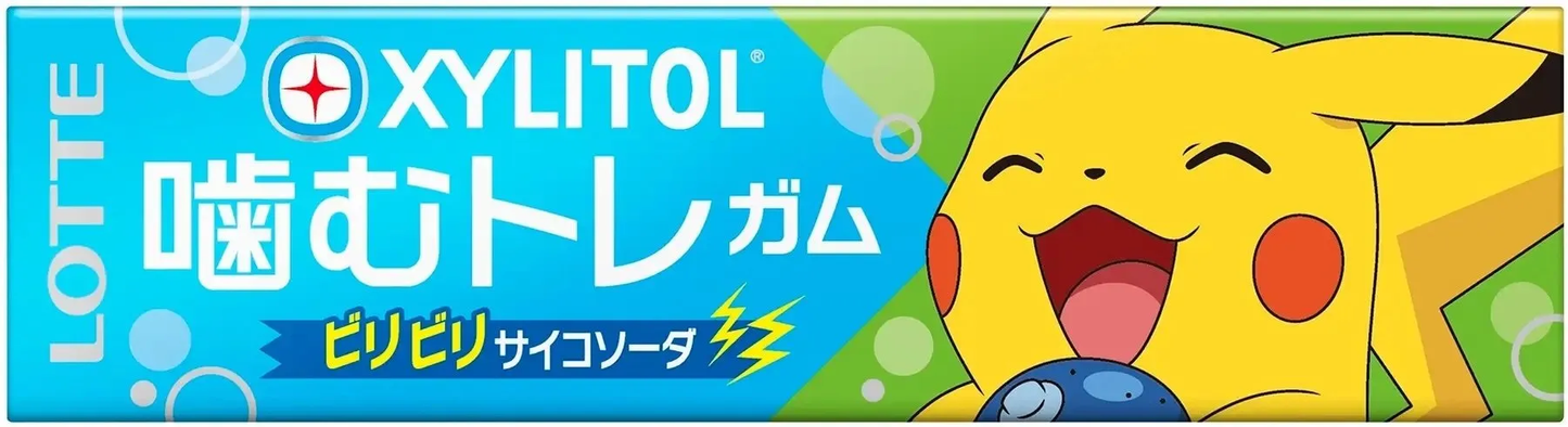 LOTTE Xylitol Gum Chewing Treasure Biribiri Psycho Soda 30g