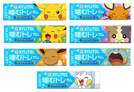 LOTTE Xylitol Gum Chewing Treasure Biribiri Psycho Soda 30g