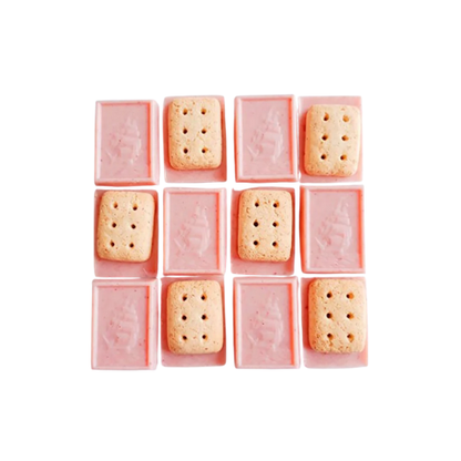 BOURBON Alfort Mini Strawberry Chocolate Whole Grain Biscuits