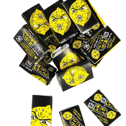 MARUKAWA Sour Lemon Bubble Gum (10 Pieces)