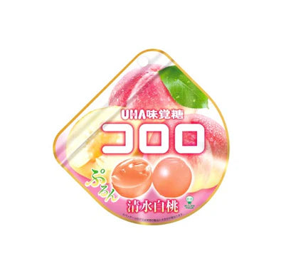 UHA Kororo Gummy (Shimizu White Peach 40g)