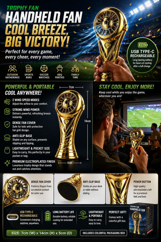 Trophy Fan️ Handheld Fan
