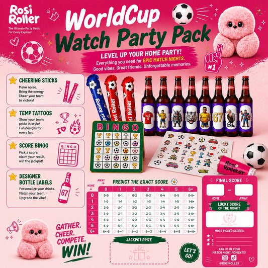 RosiRoller World Cup Watch Party Pack (6 People / 10 People)