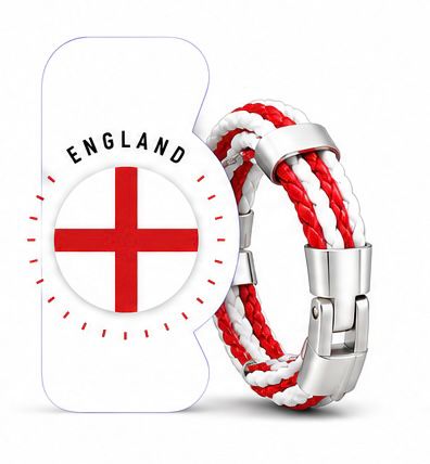 World Cup Team Pride Braided Bracelet – Argentina, Brazil, Canada, England, France, Germany, Portugal, Spain