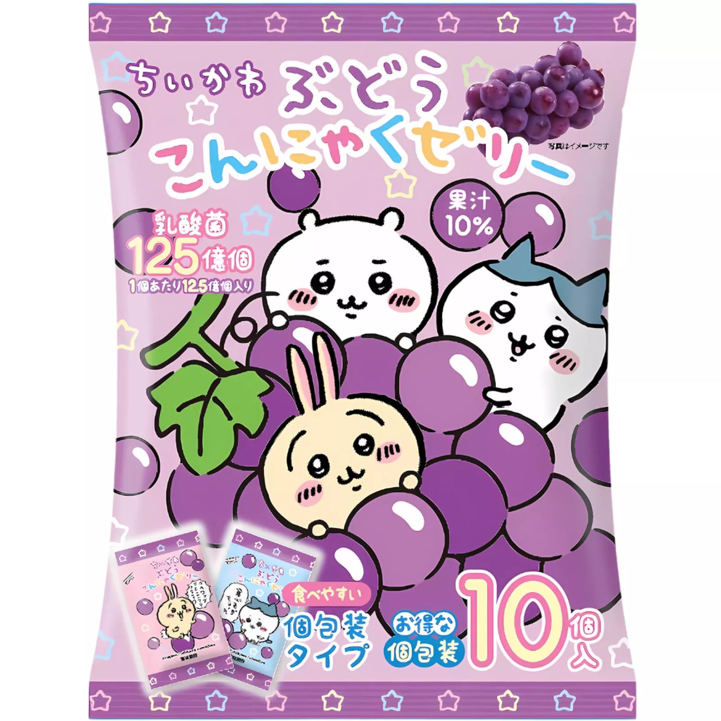 YOKOWO Chiikawa Konjac Jelly Grape 150g