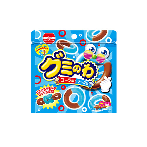 MEIJI No Wa Gummy — Cola & Soda Flavoured 22g