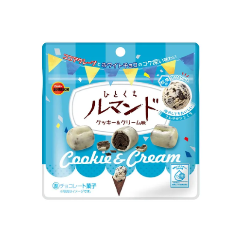 BOURBON Bite Size Crisp Cookie & Cream