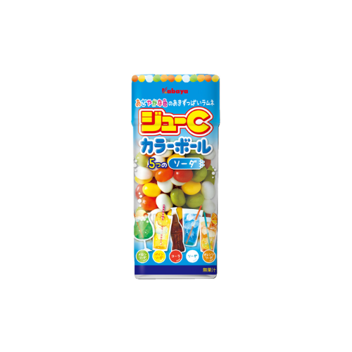 KABAYA Ju-C Color Ball Candy — Ramune Flavoured 35g