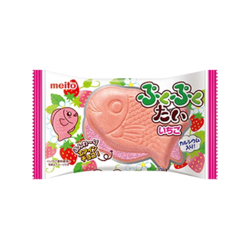 MEITO Pukupuku Strawberry Chocolate Snacks